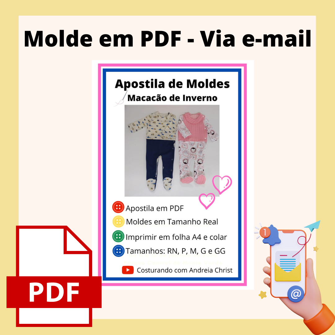 PDF - Macacão de Inverno Baby