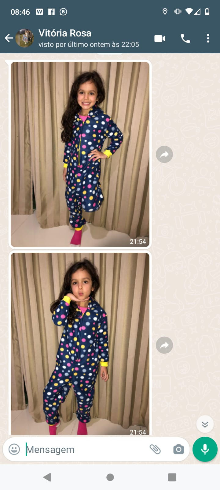 Miniatura: Impresso - Macacão Pijama Infantil