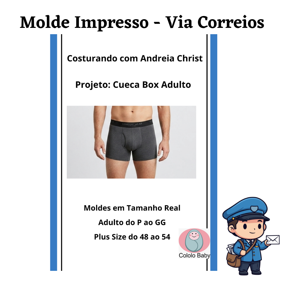 Cueca Box Adulto Masculina - Impresso
