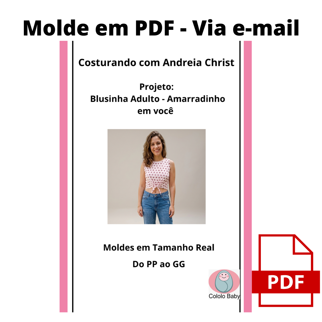 Blusinha Feminina Adulto - Amarradinha em você - Impressa