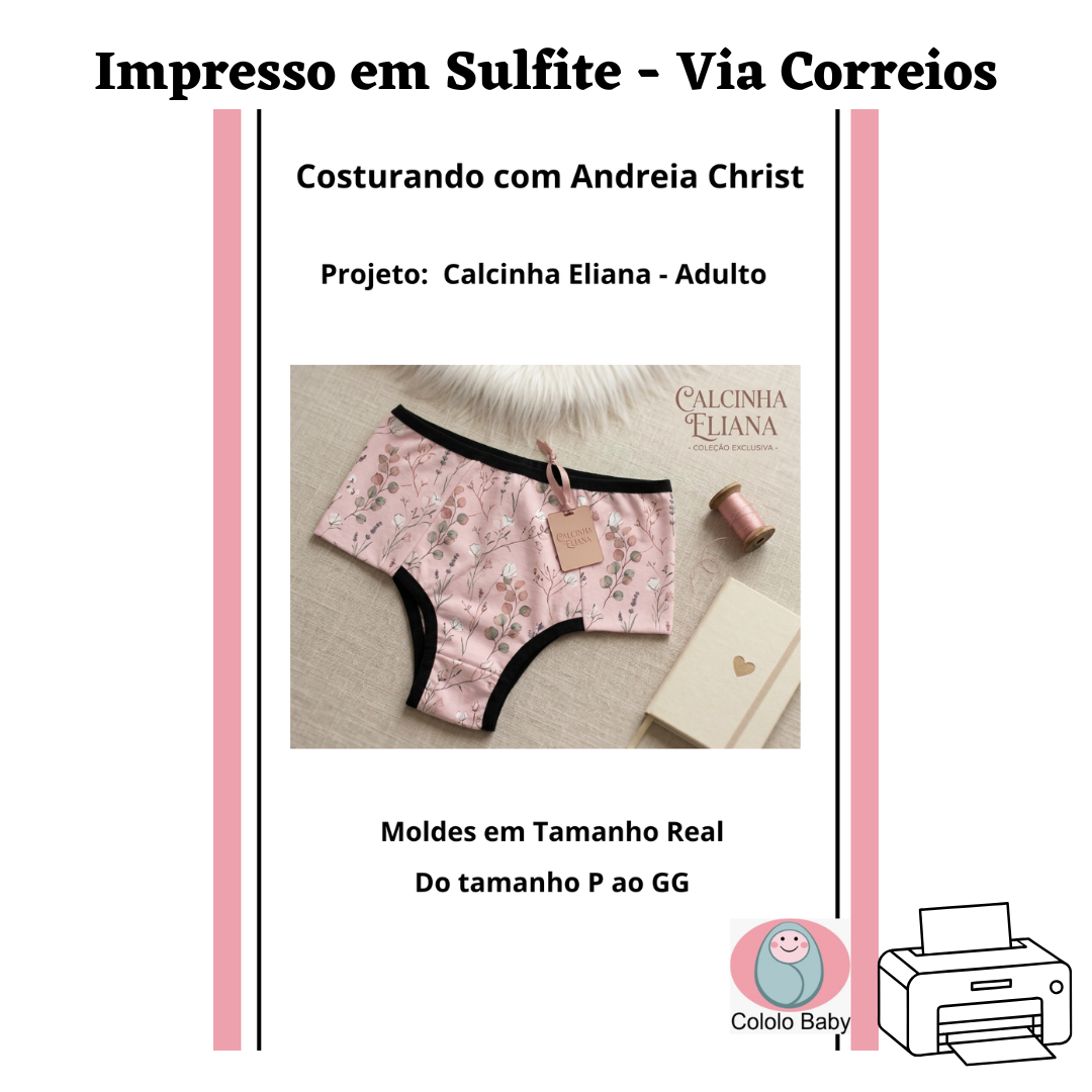 Calcinha Eliana - Impressa