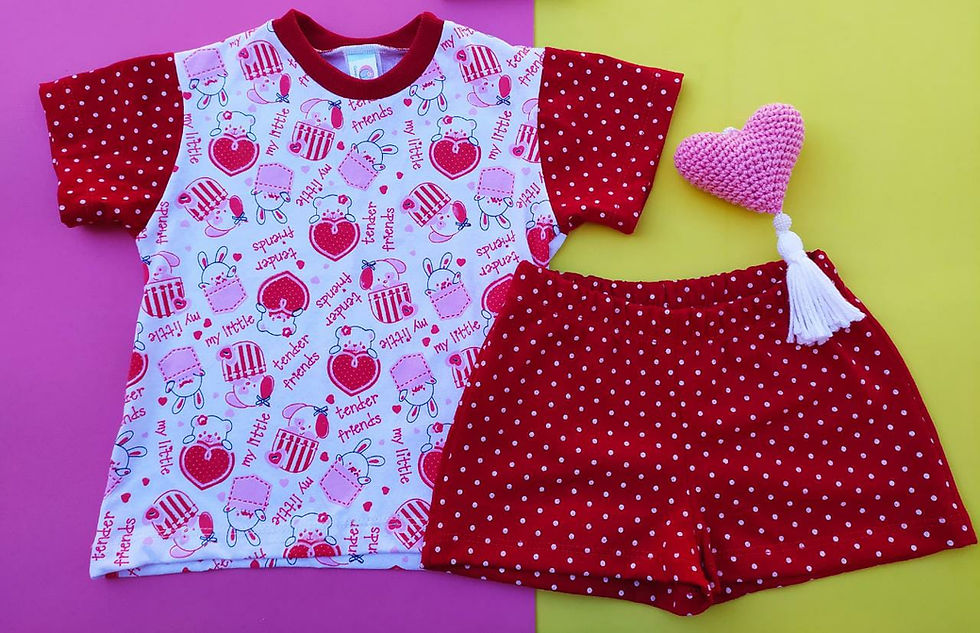 Miniatura: PDF - Combo Pijama Verão Infantil Feminino e Masculino