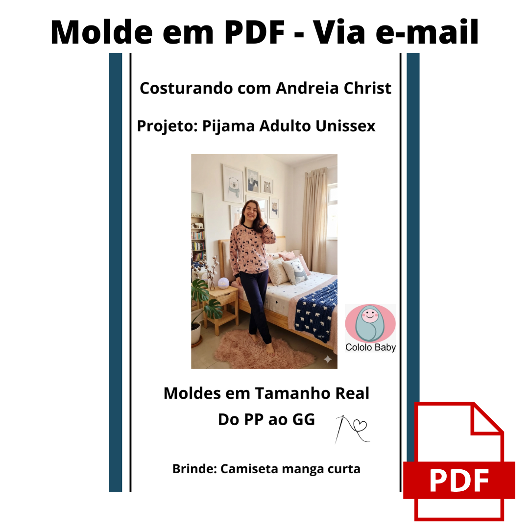 Pijama Adulto Unissex - PDF