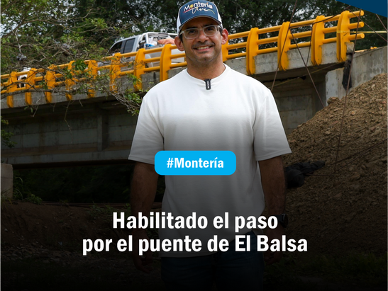 Habilitado el paso por el puente de El Balsal