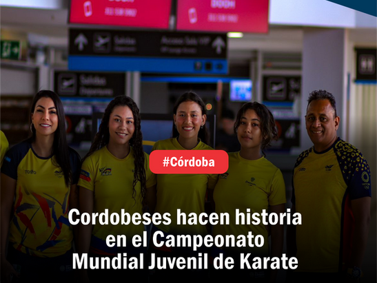 Cordobeses hacen historia en el Campeonato Mundial Juvenil de Karate