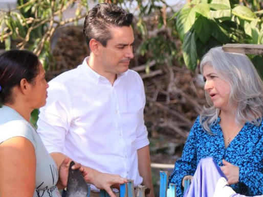 Ministra de Vivienda y alcalde de Montería, visitaron Ranchos del Inat