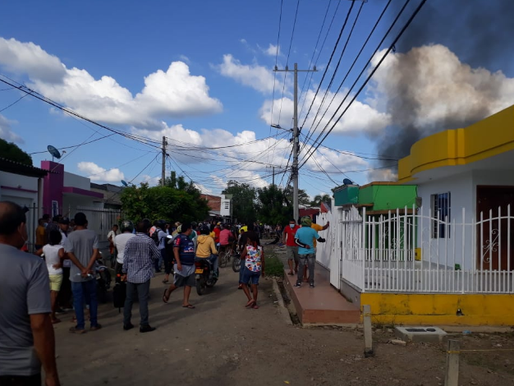 En el barrio La Granja estalló dispositivo de pólvora