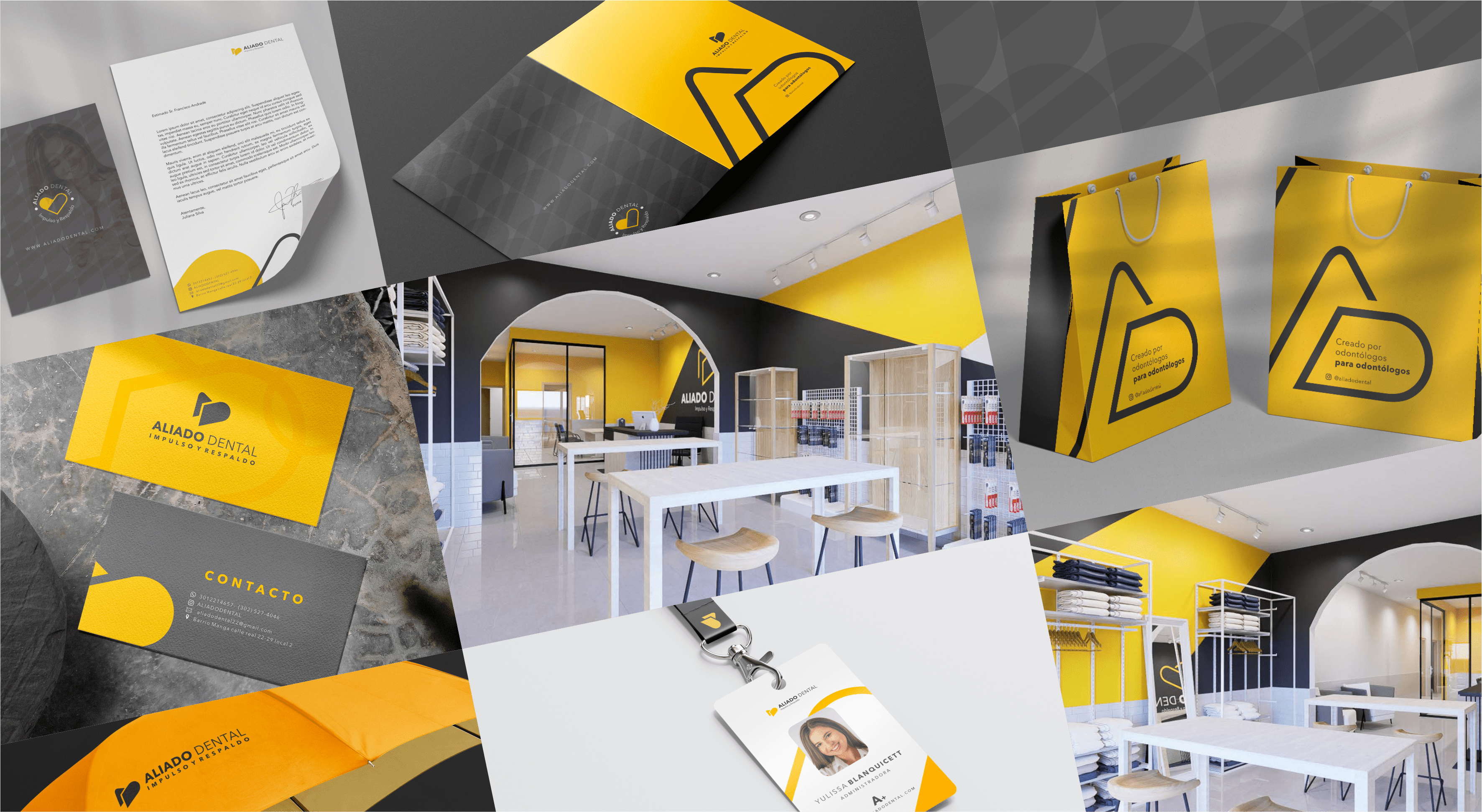 Branding Aliado Dental SKAPSHOIS Agencia de Diseño Grafico Remota