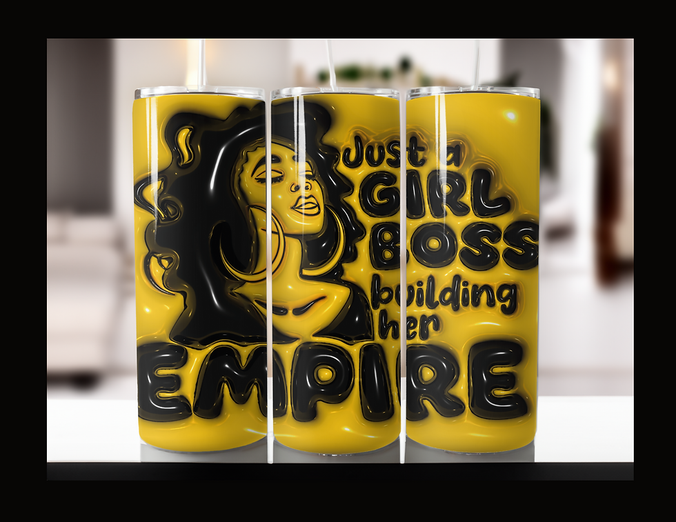 Thumbnail: 3d Puff Skinny Tumbler