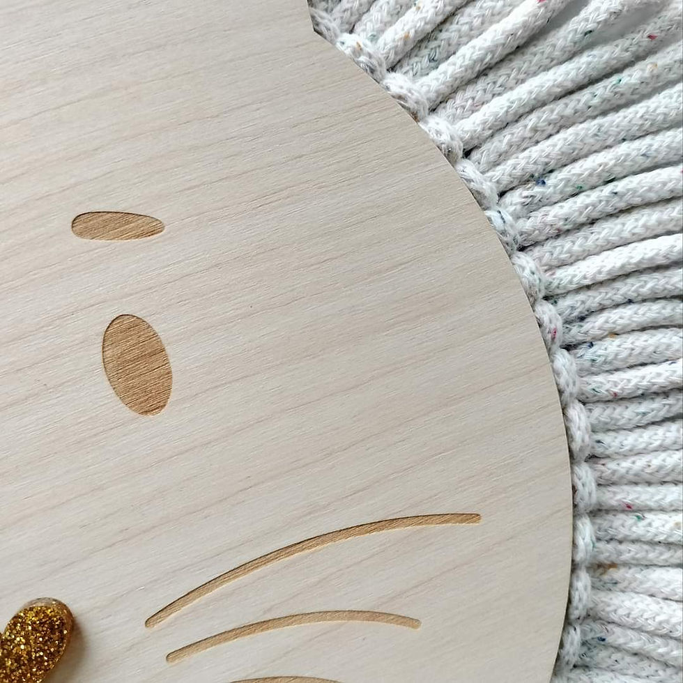 Miniature : Happiness DCO - Totem chat cordon macramé & bois | MILOU