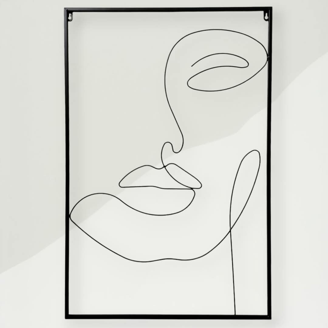 Tableau métal line art | Feminity