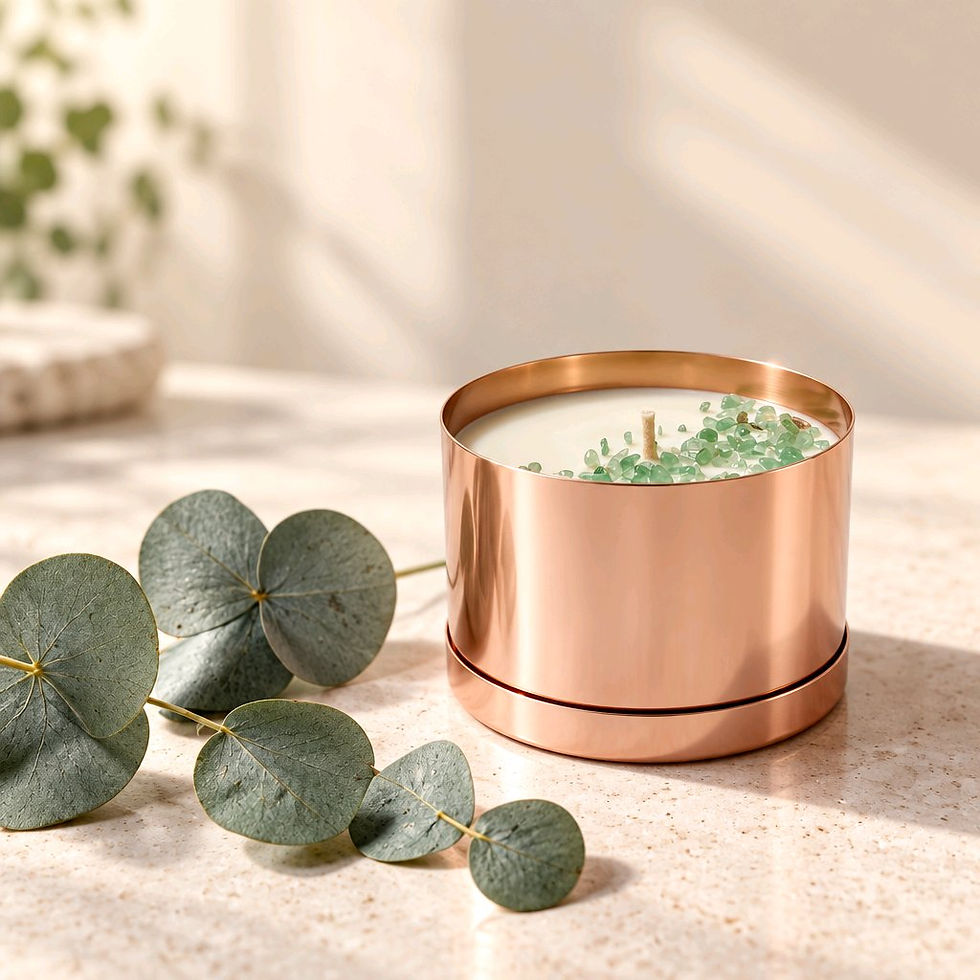 Bougie cire de soja 270gr | Eucalyptus - Renouveau