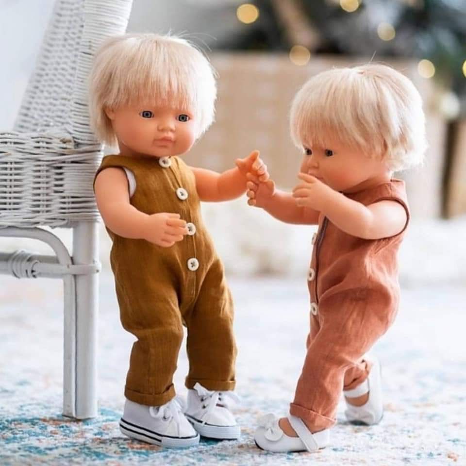 Copie de Poupée pédagogique 38cm | Européenne garçon