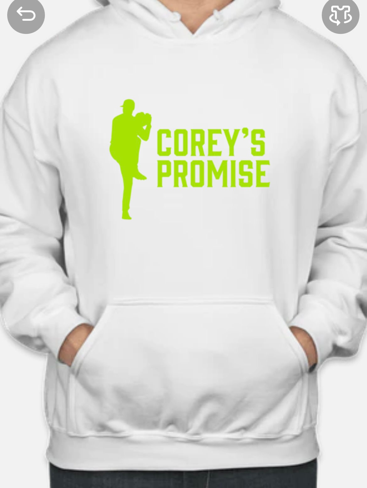Corey's Promise Hooded Sweatshirt