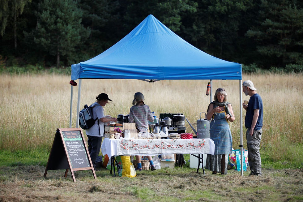 Pop-up Coffee and Cake stand