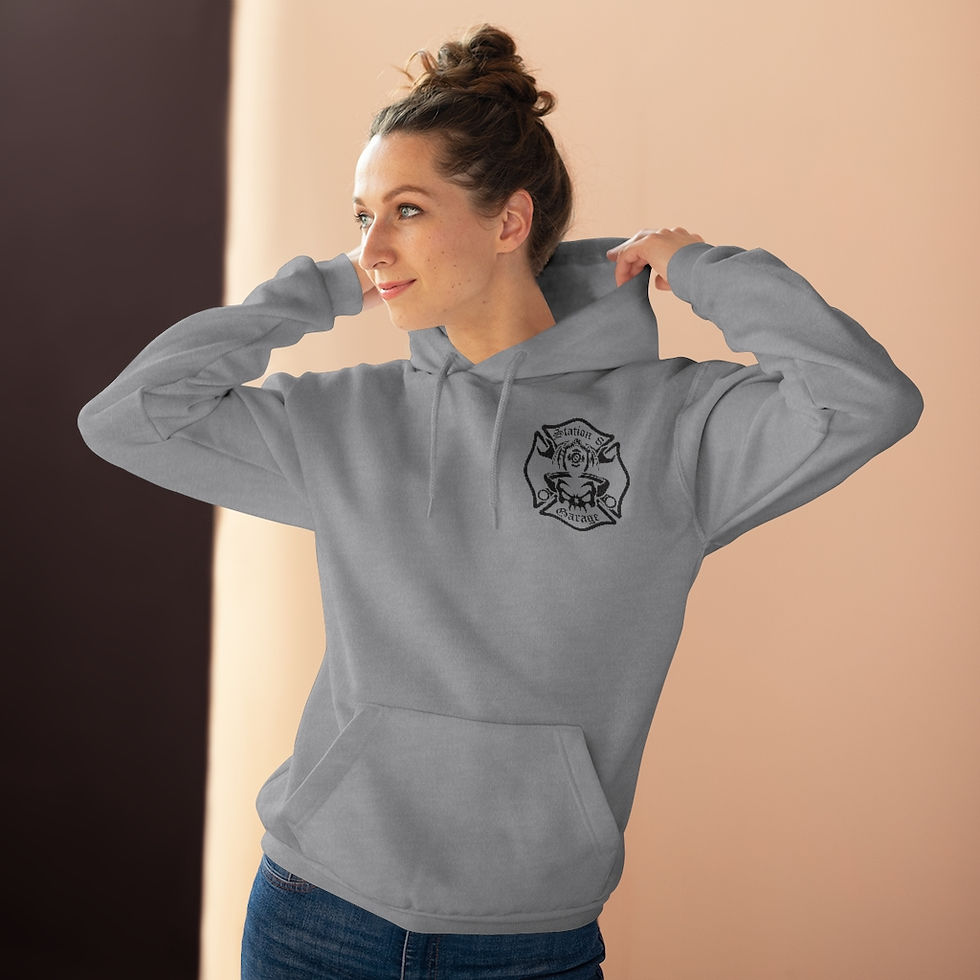 Thumbnail: Station 8 Badge - Unisex Pullover Hoodie