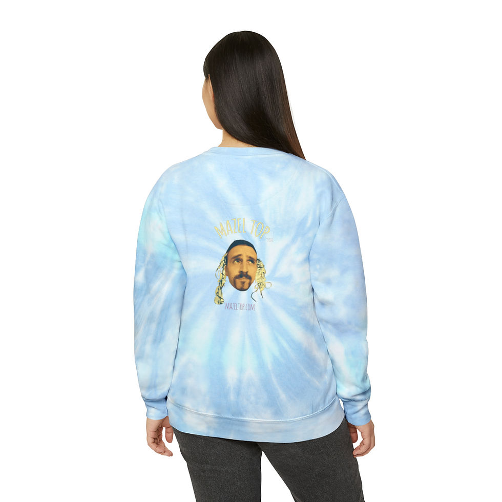 Thumbnail: Mazel Top Unisex Tie-Dye Sweatshirt