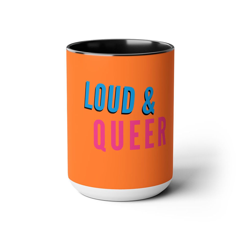 Thumbnail: Two-Tone Coffee Mugs, 15oz