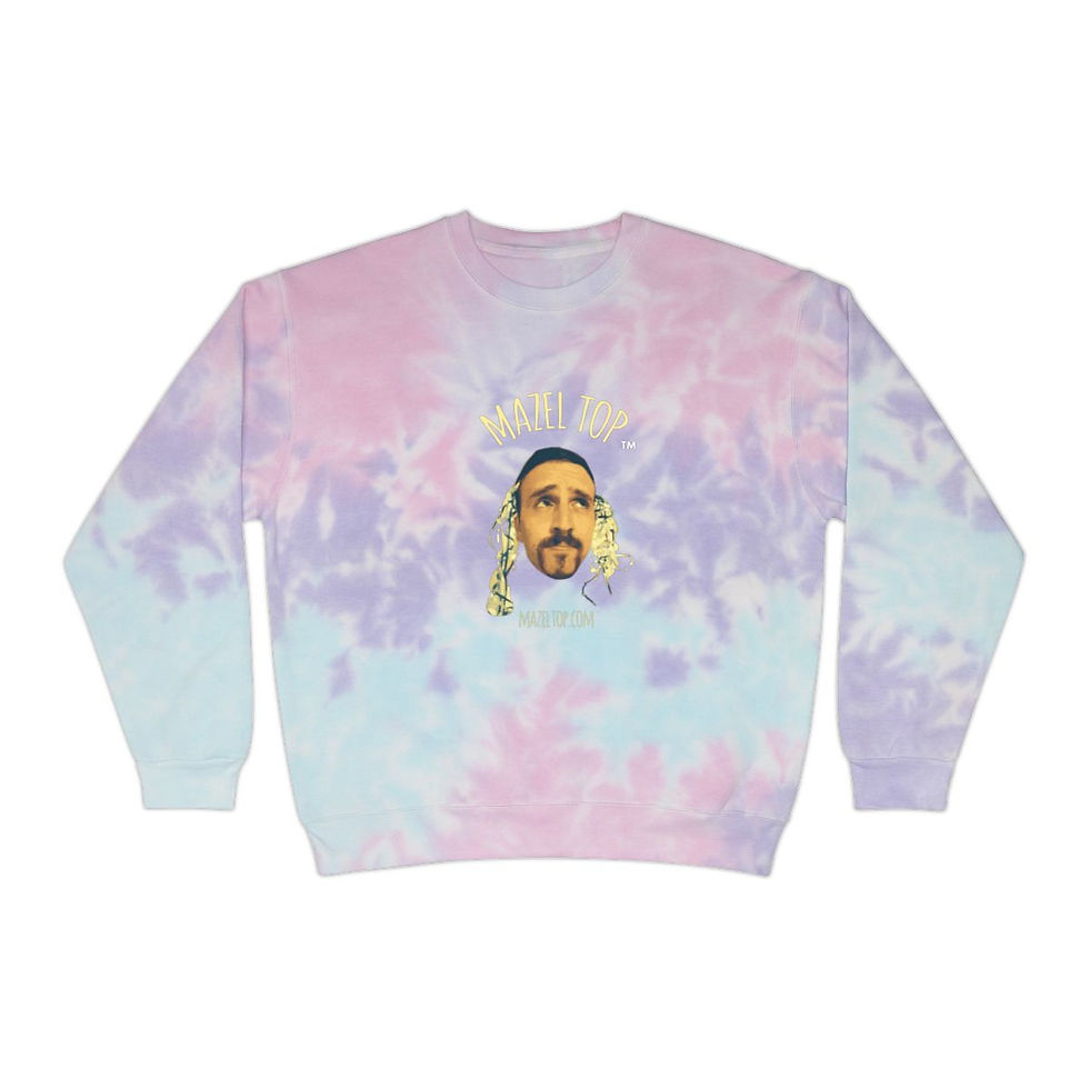 Thumbnail: Mazel Top Unisex Tie-Dye Sweatshirt