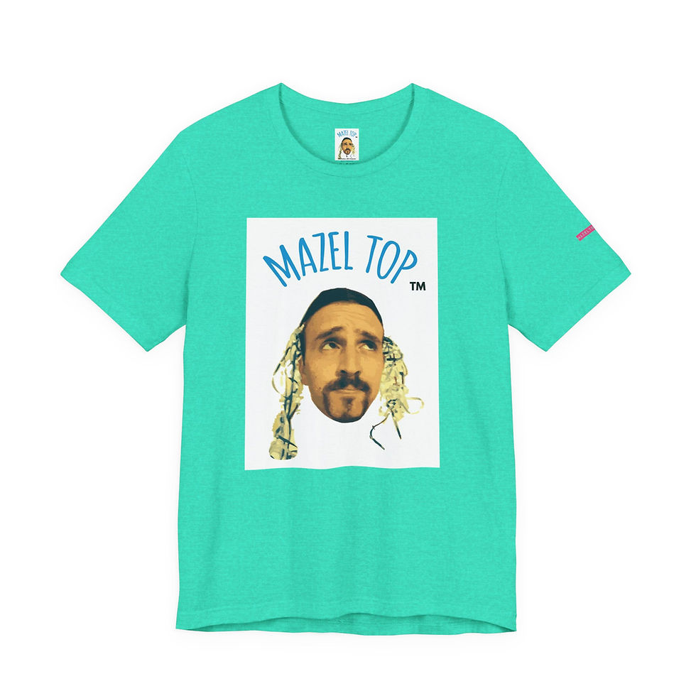 Thumbnail: Mazeltop is an Unisex Jersey Short Sleeve Tee