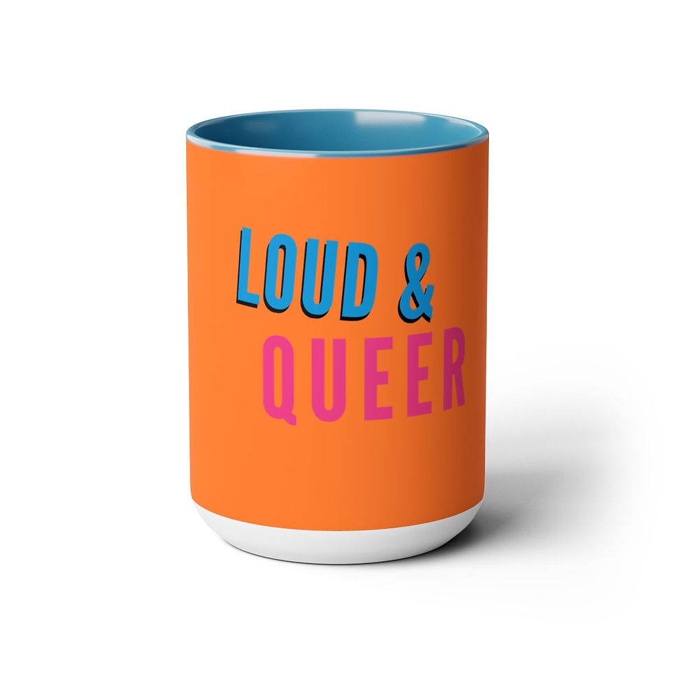 Thumbnail: Two-Tone Coffee Mugs, 15oz