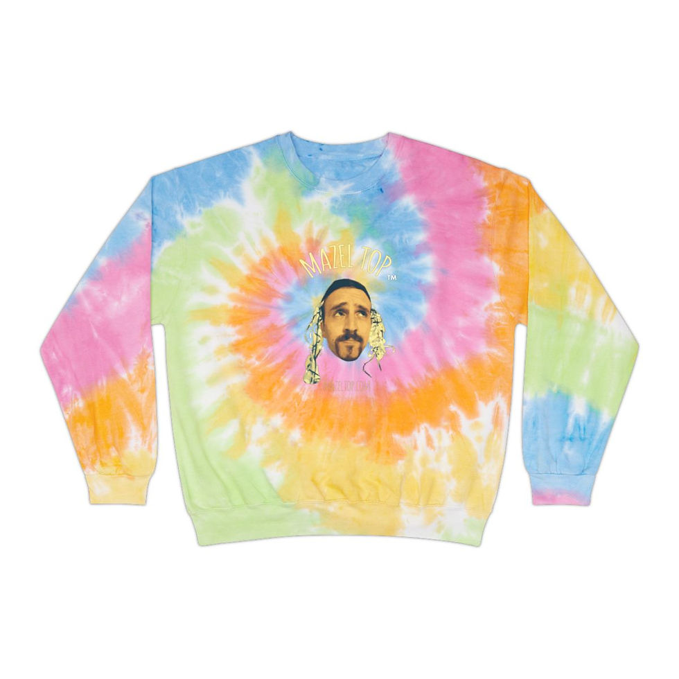 Thumbnail: Mazel Top Unisex Tie-Dye Sweatshirt