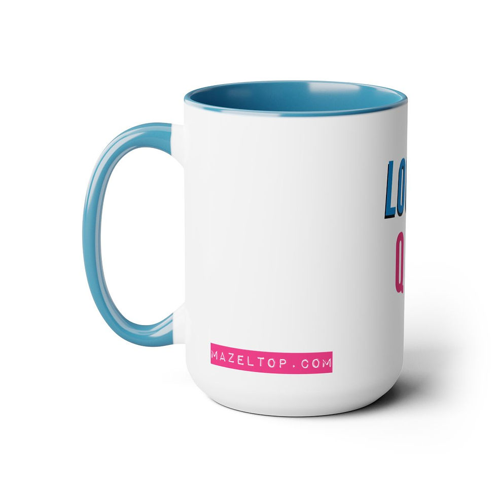 Thumbnail: Two-Tone Coffee Mugs, 15oz