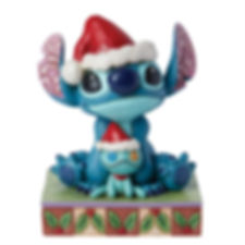Santa Stitch with Scrump - by Jim Shore