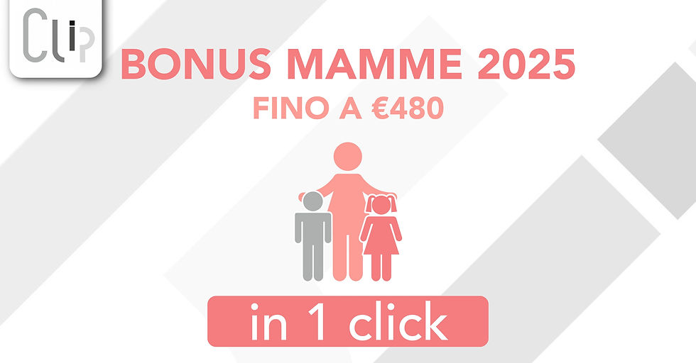 Bonus Mamme 2025 - 480 euro per i tuoi figli