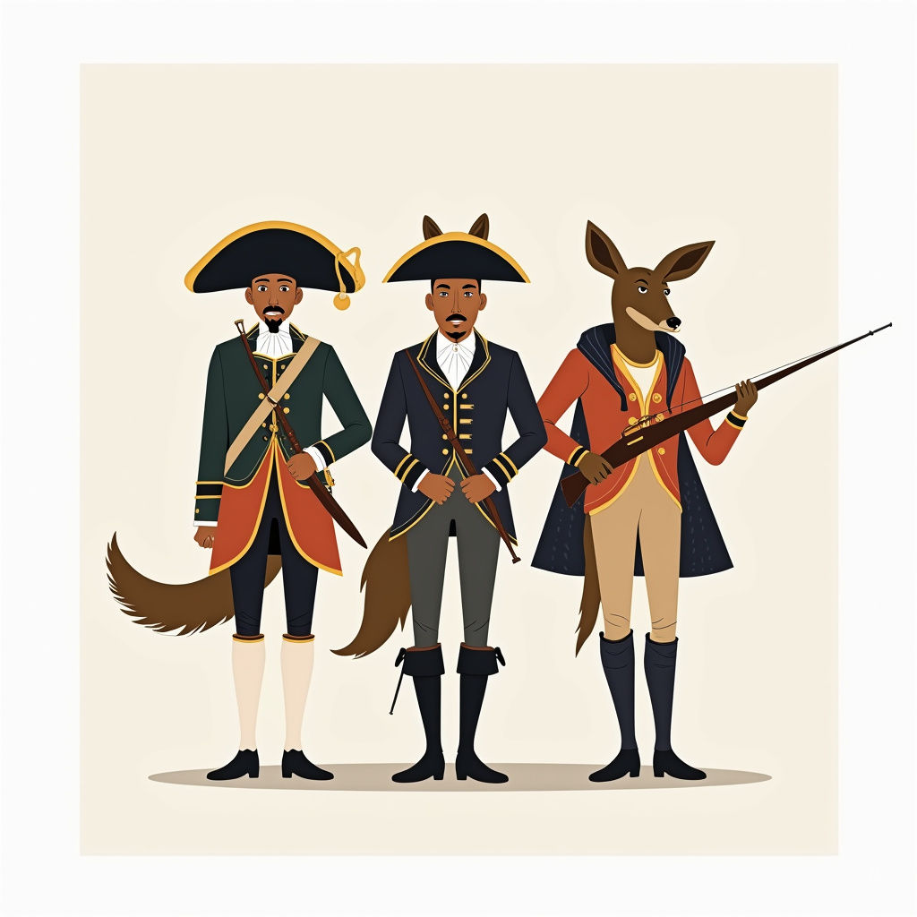 Musketeer Trio Print