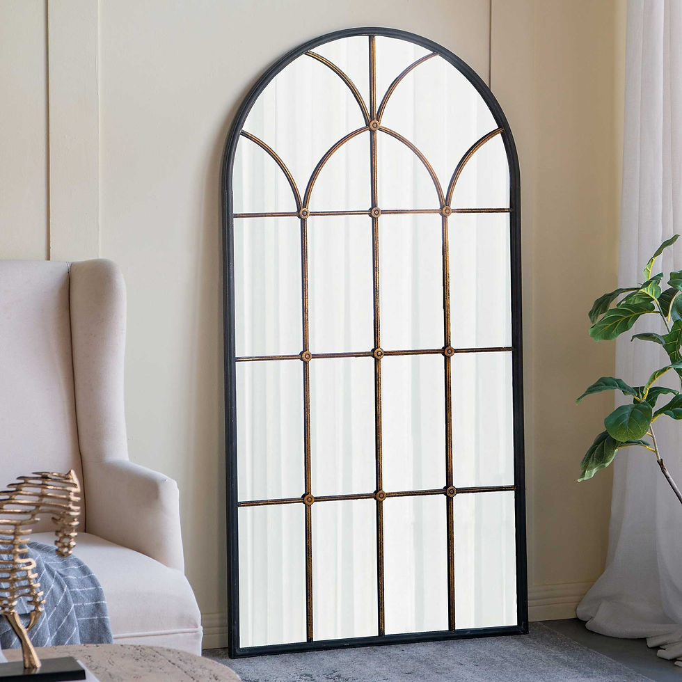 Thumbnail: Antiqued Wall Mirror Large