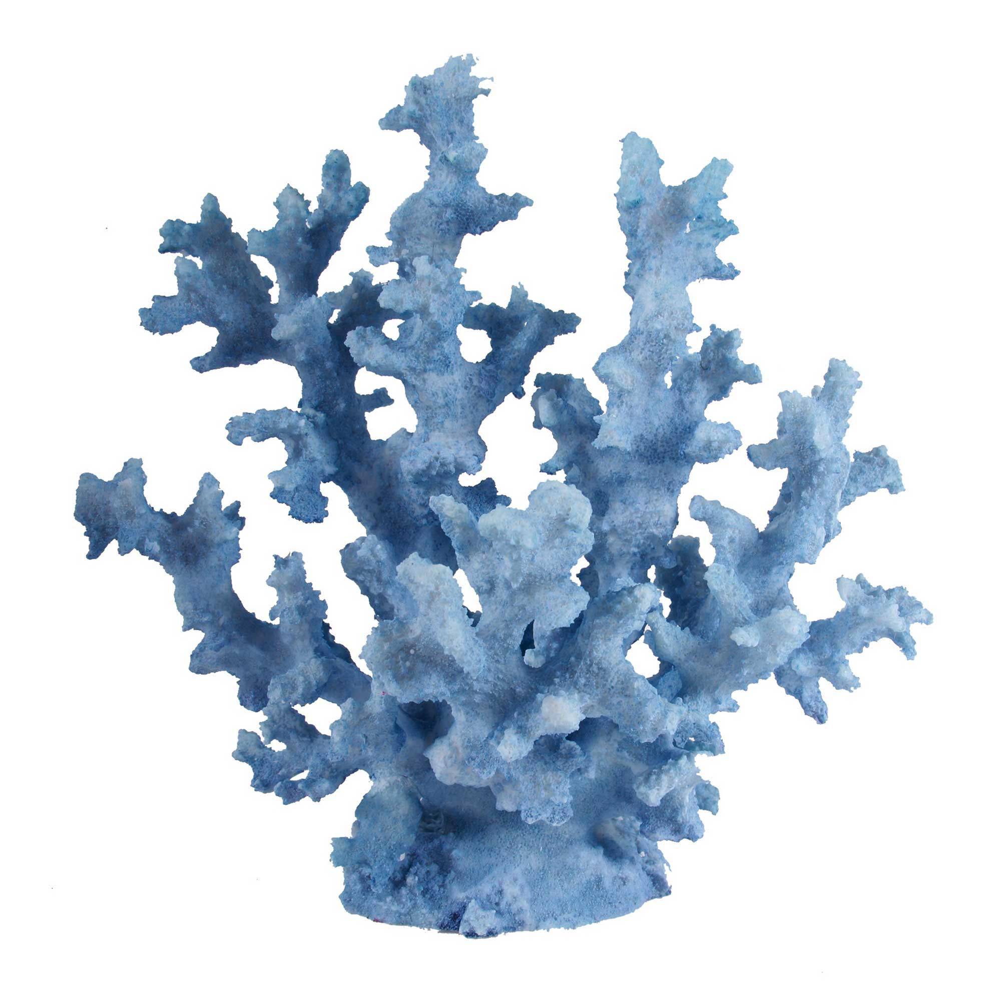 Blue Faux Coral Sculpture