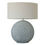 Thumbnail: Azure Glazed Ceramic Lamp – Blue with Linen Shade