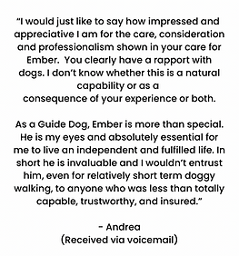 Go Fetch Fido dog walker Leighton Buzzard reviews