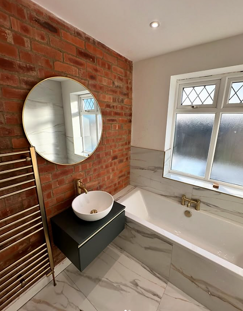 Modern bathroom installation