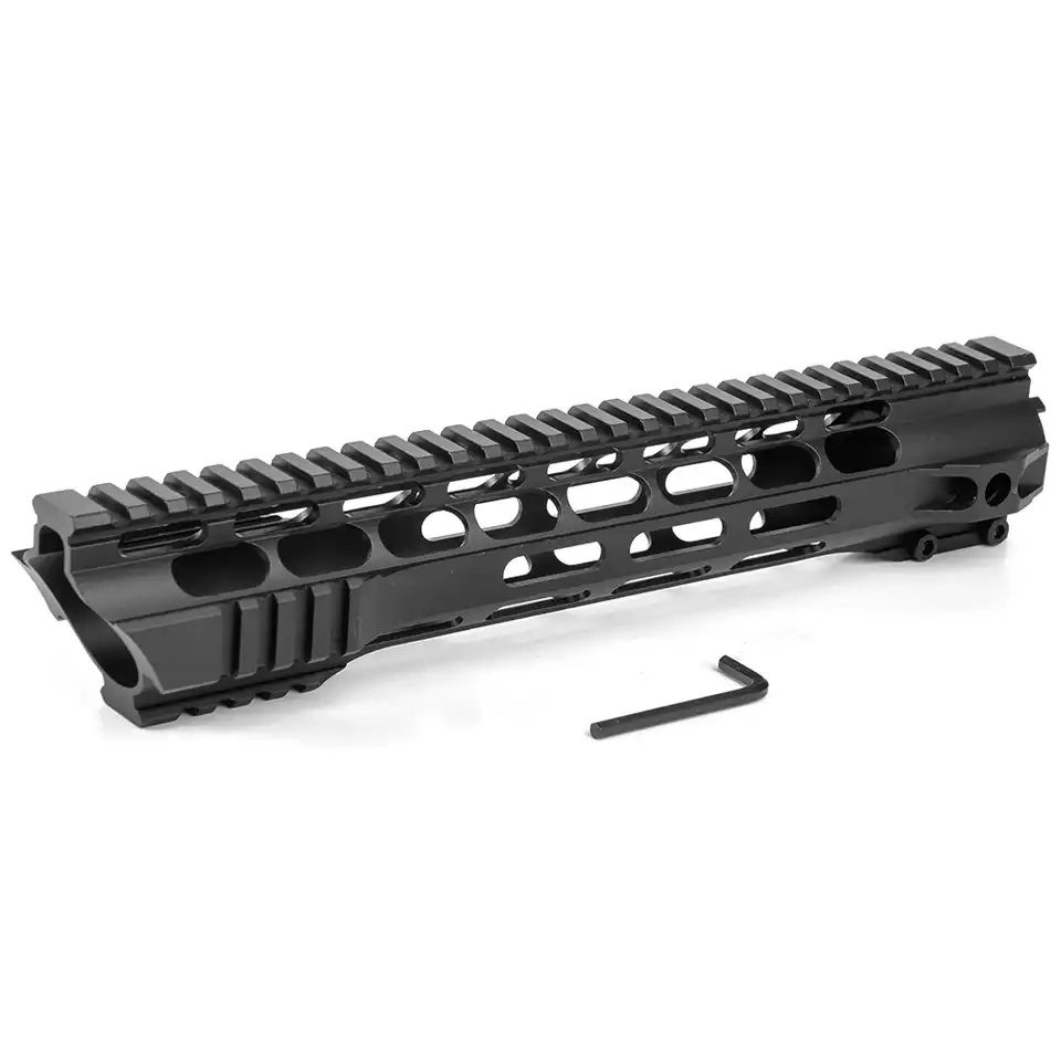 Miniatura: Guardamanos Aluminio M-Lok Con Rieles Picatinny Frontales Corte Diagonal