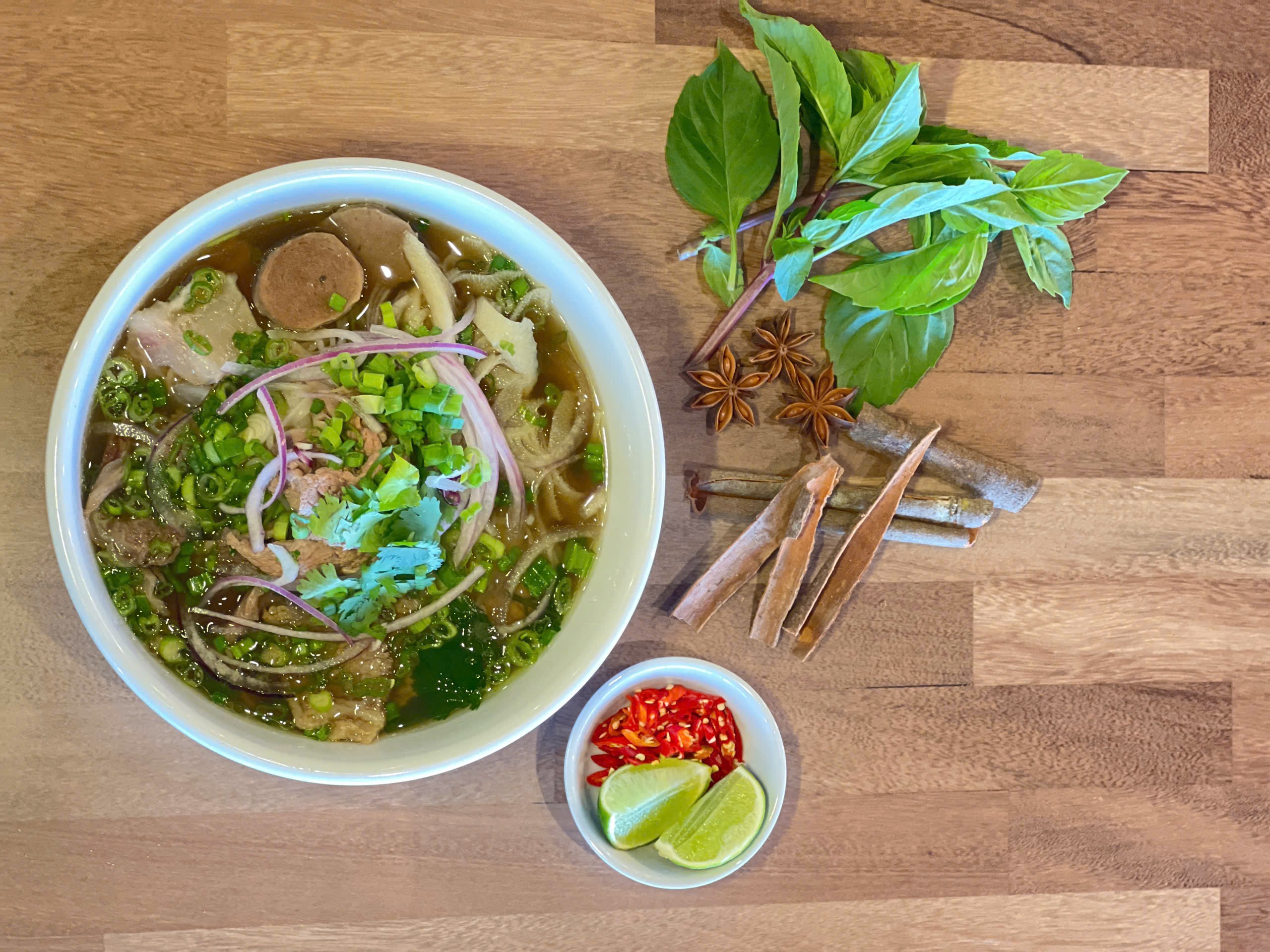 Arranged Food and Objects