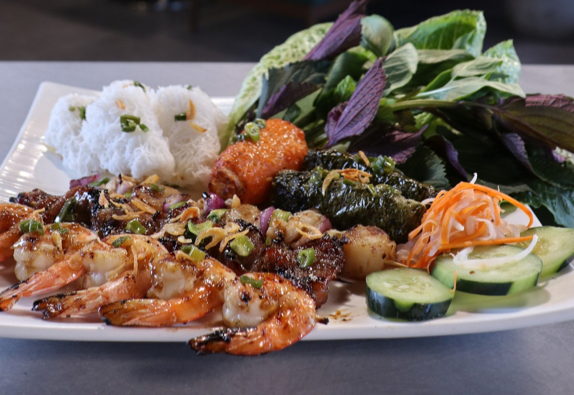 Arranged Food and Objects