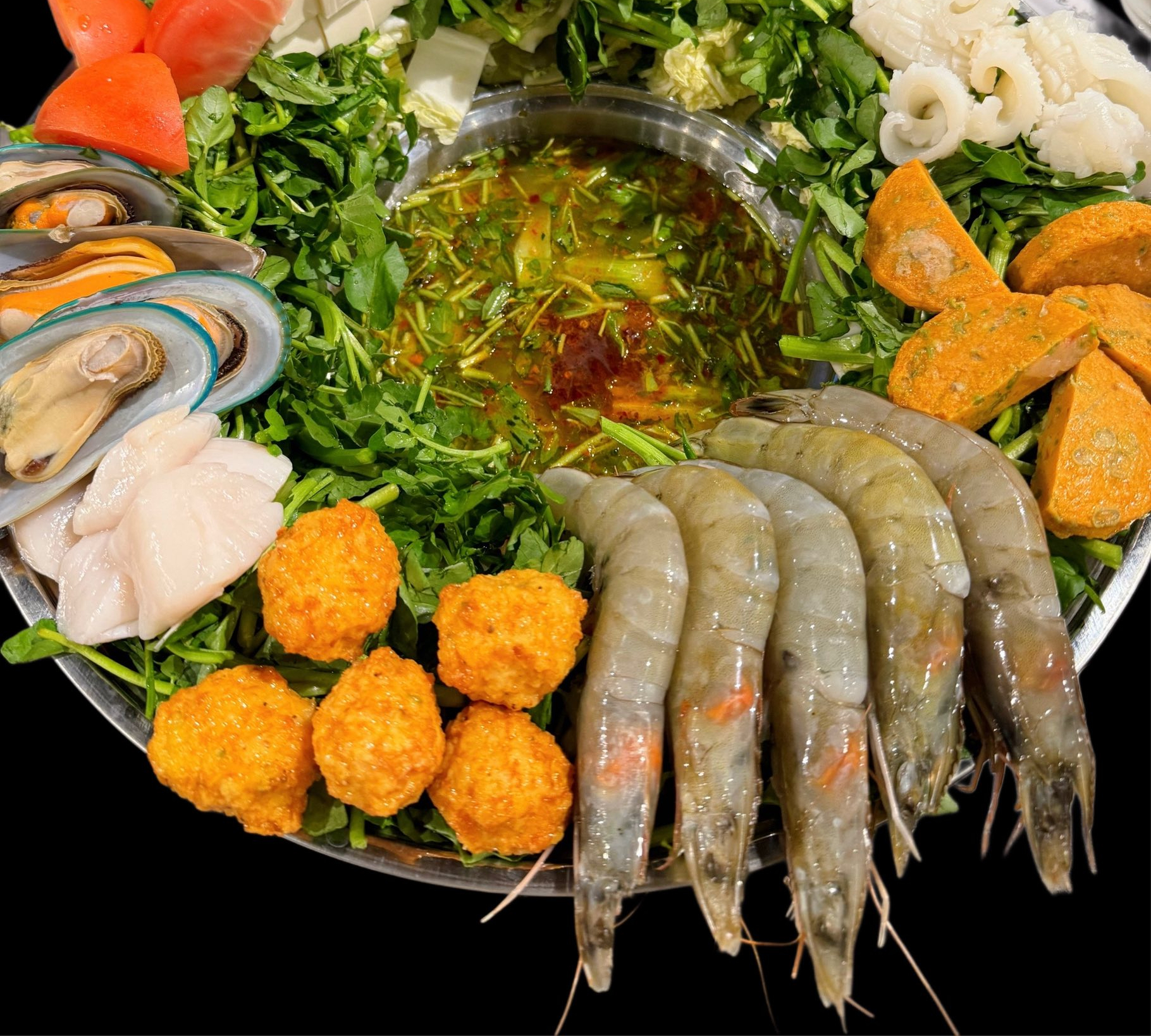 Arranged Food and Objects