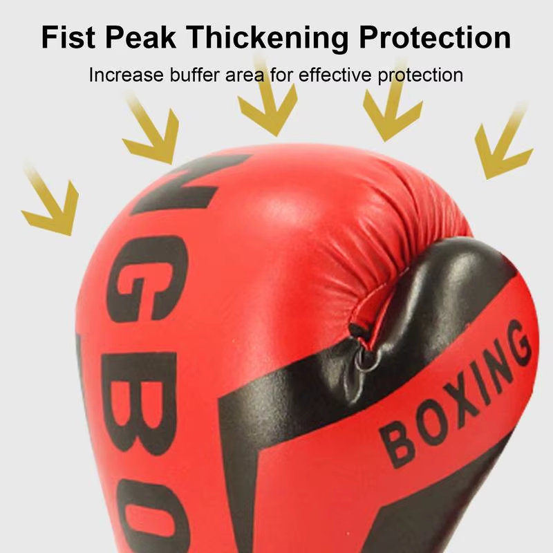 Thumbnail: 1 Pair Punching Training Workout Fight Exercise Mitts Kids Leather Soft Boxing M