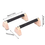 Thumbnail: Wooden Parallettes Push up Bars, 2 PCS Wood Calisthenics Bars with Non-Slip Base