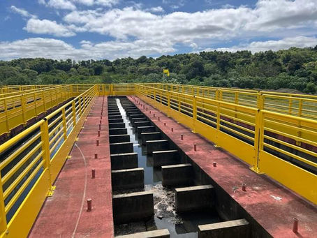 Três Passos: Novos guarda-corpos garantem mais segurança em estações de tratamento da Corsan