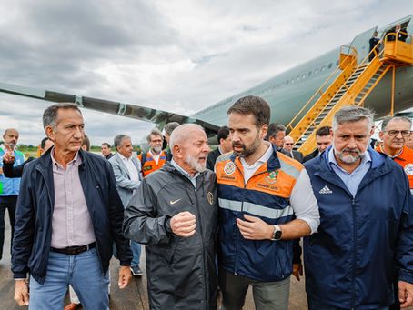 Lula garante verba para reconstrução de estradas no Rio Grande do Sul
