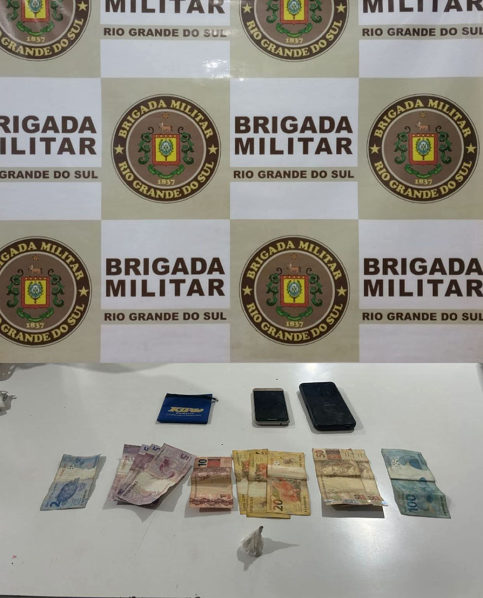 Brigada Militar realiza prisão por tráfico de drogas em São Luiz Gonzaga