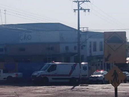 Mulher ficou ferida em acidente de trânsito em Crissiumal
