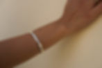 Thumbnail: Silver bangle bracelet