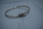 Thumbnail: Silver snake head bracelet.