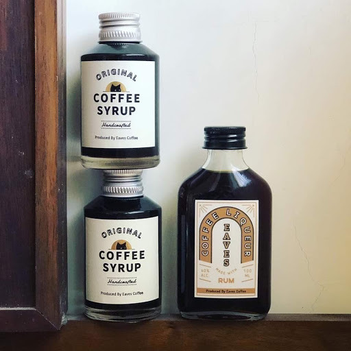 EAVES COFFEEシロップとリキュール