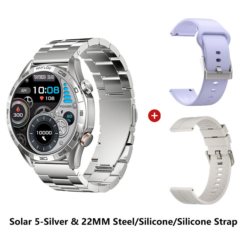 Thumbnail: HAYLOU Solar 5 Voice Calling Smartwatch 1.58'' AMOLED Display 60Hz Smart Watch 2