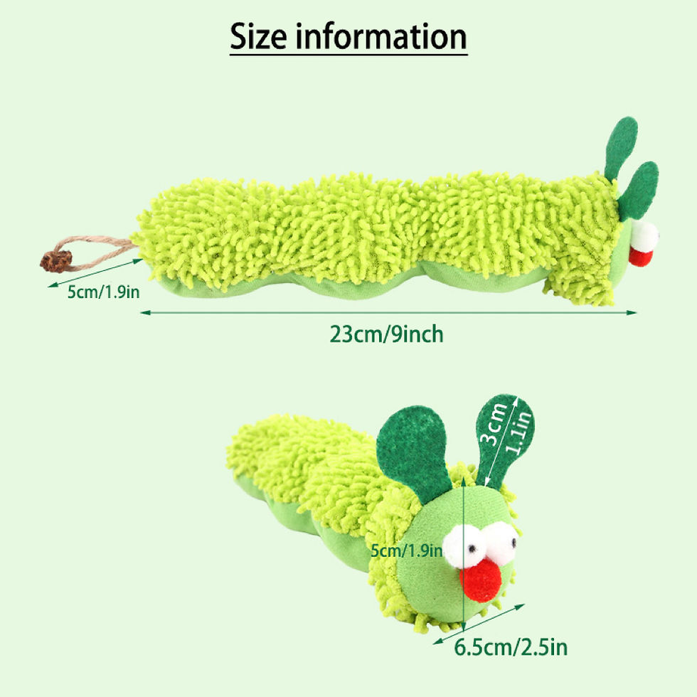 Thumbnail: Cat Chew Toys Caterpillar Catnip Molar Toy Silvervine Cat Teaser Interaction Toy